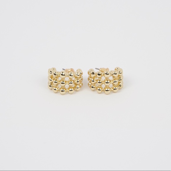 Claire Half Hoop Earrings - Picture 4 of 5